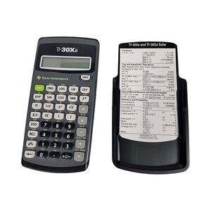 Texas Instruments TI-30Xa Scientific Calculator Black Battery Powered SAT ACT